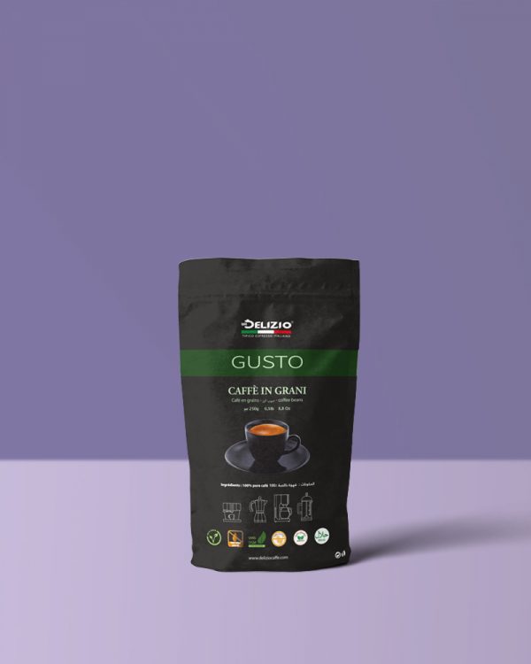 Café en grains Delizio Gusto 250g – Image 2