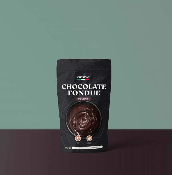Delizio Poudre Chocolat fondu Noir - 250g