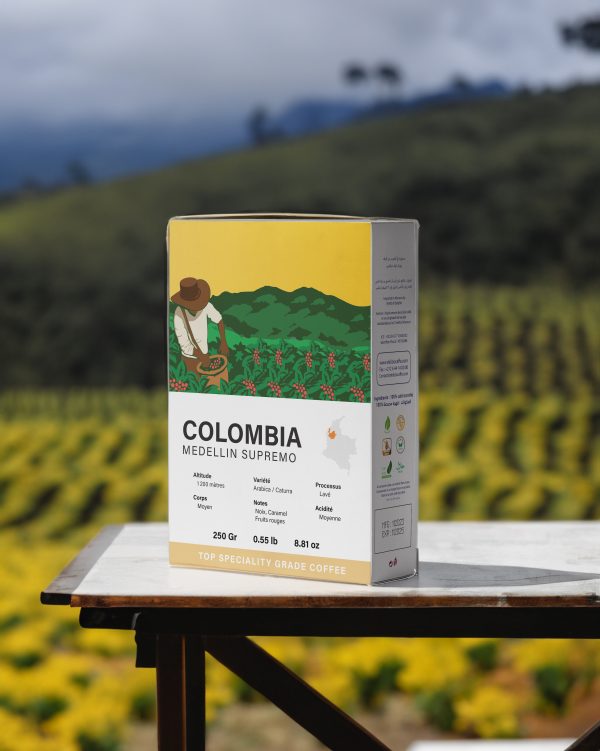 Delizio Caffè Colombien Café en Grains - Origine Medellin - 250g – Image 2